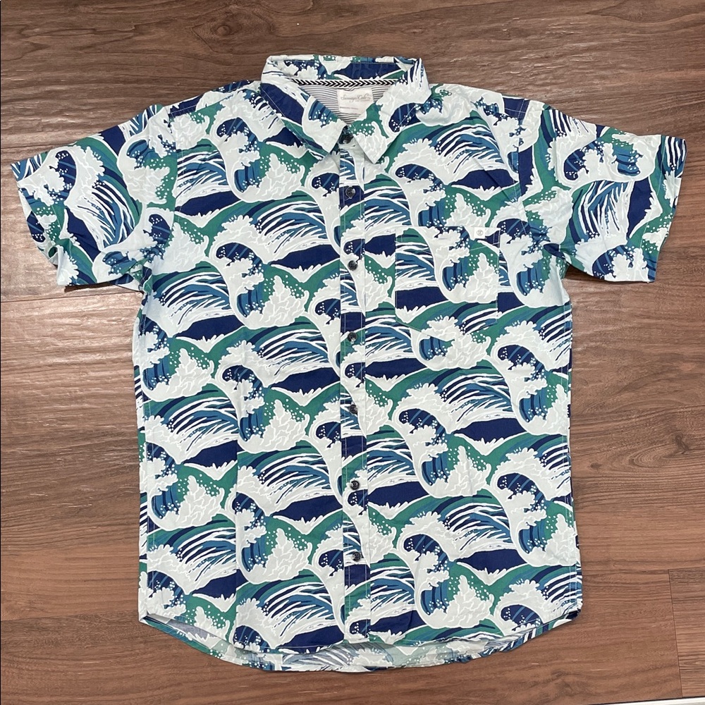 Sovereign Code Hokusai The Great Wave of Kanagawa Reverse Pattern Shirt